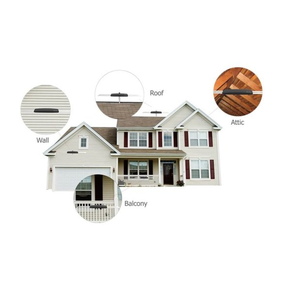 ANTOP WING 4K HDTV Antenna Smartpass Amplified Outdoor or RV AT-404B 65 Mile NEW - Picture 5 of 9